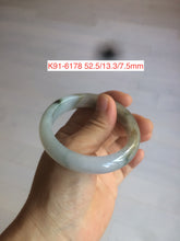 Load image into Gallery viewer, 50-55mm Type A 100% Natural light green Jadeite Jade bangle group girl/small adult hand X60