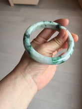 Load image into Gallery viewer, 59mm 100% natural Type A sunny green purple jadeite jade bangle BM74