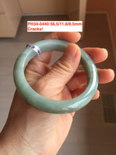 Load image into Gallery viewer, 52-60mm certified Type A 100% Natural green yellow purple gray black Jadeite Jade bangle GL54