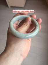 Load image into Gallery viewer, 52-63mm certified Type A 100% Natural dark green/white/black Jadeite Jade bangle group with defects GL1