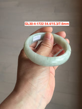 Load image into Gallery viewer, 51-59mm Type A 100% Natural light green/yellow/white Jadeite Jade bangle group GL30 Add-on items, not for sale alone.