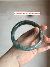 Load image into Gallery viewer, Sale! Type A 100% Natural dark green/white/black Jadeite Jade bangle with defects group 3