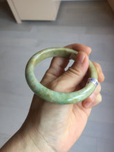 Load image into Gallery viewer, 57.7mm certified Type A 100% Natural light green/yellow/red/white Jadeite Jade bangle AZ195-2742