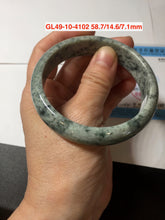 Load image into Gallery viewer, 58-64mm certified 100% Natural type A green/gray jadeite jade bangle group S33 (Clearance)