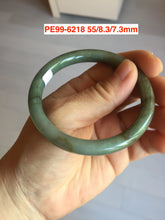 Load image into Gallery viewer, Type A 100% Natural dark green/white/black Jadeite Jade bangle (with defects) group 1