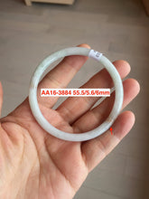 Load image into Gallery viewer, Type A 100% Natural dark green/white/black/purple Jadeite Jade bangle (with big defects) group 4