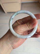 Load image into Gallery viewer, 57.5mm certified 100% natural type A light green/purple/yellow(FU LU SHOU) round cut jadeite jade bangle BN57-3122