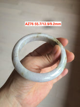 Load image into Gallery viewer, Sale! Certified type A 100% 53-61mm Natural green/white/purple Jadeite bangle group GL2