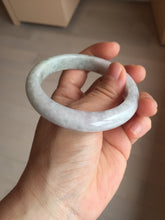 Load image into Gallery viewer, 56.8mm Certified Type A 100% Natural light purple green white jadeite Jade bangle BS17-4011