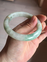 Load image into Gallery viewer, 55.5mm Certified 100% natural Type A fresh green yellow orange jadeite jade bangle BN1-6331