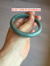 Load image into Gallery viewer, Sale! Type A 100% Natural dark green/white/black Jadeite Jade bangle with defects group 3