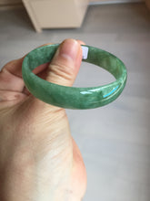 Load image into Gallery viewer, 52.8mm certified 100% natural Type A forest green dark green jadeite jade bangle BP15-8593