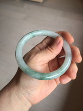 Load image into Gallery viewer, 卖了 59.8mm Certified Type A 100% Natural white/purple/green round cut jadeite Jade bangle PE124-0289