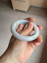 Load image into Gallery viewer, 54.5mm Certified Type A 100% Natural green white blue green brown purple Jadeite Jade bangle H158-7060
