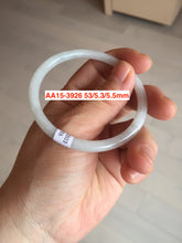 Load image into Gallery viewer, Type A 100% Natural dark green/white/black/purple Jadeite Jade bangle (with big defects) group 4