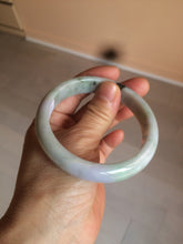 Load image into Gallery viewer, 58.1mm 100% natural type A certified light green/purple jadeite jade bangle Y139-0723
