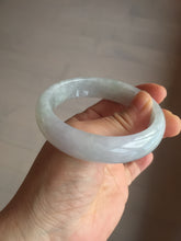 Load image into Gallery viewer, 56.3mm certified 100% natural Type A light green purple jadeite jade bangle Bk75-3785