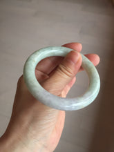 Load image into Gallery viewer, 51.5mm 100% natural Type A green/purple/yellow(FU LU SHOU) chubby jadeite jade bangle BK73-5807