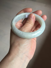 Load image into Gallery viewer, 56.5mm 100% natural type A white/light green jadeite jade bangle BN103-9764