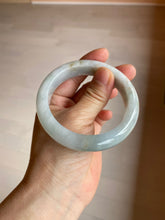 Load image into Gallery viewer, 54.8mm certified type A 100% Natural icy watery green/white/brown jadeite jade bangle Z126-4403