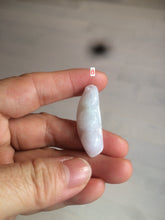 Load image into Gallery viewer, Type A 100% Natural white/green/purple Four Seasons Fortune Beans jadeite jade pendant group W108