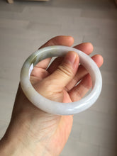 Load image into Gallery viewer, 57.5mm certified Type A 100% Natural dark green purple yellow brown white(FU LU SHOU) Jadeite Jade bangle Y159-3003