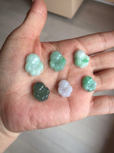 Load image into Gallery viewer, 100% Natural type A sunny green/purple doggy paw Jadeite Jade pendant AX146