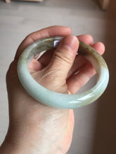 Load image into Gallery viewer, 59.2mm certified Type A 100% Natural green brown pink Jadeite Jade bangle BL120-9433