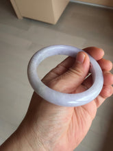 Load image into Gallery viewer, 55mm 100% natural type A light purple white jadeite jade bangle BM101-2838