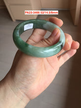 Load image into Gallery viewer, 52-63mm certified Type A 100% Natural dark green/white/black Jadeite Jade bangle group with defects GL1