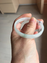 Load image into Gallery viewer, 48.5mm certified 100% natural type A light green orange white thin square style jadeite bangle PH254-1003