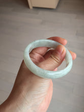 Load image into Gallery viewer, 51mm Certified Type A 100% Natural icy light green oval jadeite jade bangle BK94-7735