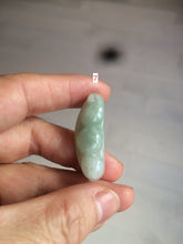 Load image into Gallery viewer, Type A 100% Natural white/green/purple Four Seasons Fortune Beans jadeite jade pendant group W108