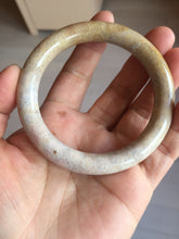 Load image into Gallery viewer, 55.6mm 100% natural beige yellow pink round cut Coral Jade (珊瑚玉) bangle XY116