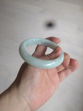 Load image into Gallery viewer, 55.5mm Certified 100% Natural type A light green Jadeite Jade bangle AX84-2843