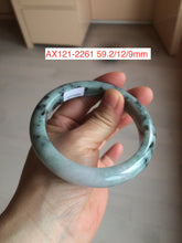 Load image into Gallery viewer, Sale! Type A 100% Natural dark green/white/black Jadeite Jade bangle with defects group 3
