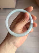Load image into Gallery viewer, 61.2mm certified Type A 100% Natural light green light purple round cut Jadeite Jade bangle PH213-3242