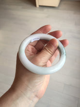 Load image into Gallery viewer, 56mm Certified Type A 100% Natural dark green/white//black Jadeite Jade bangle BK39-8357