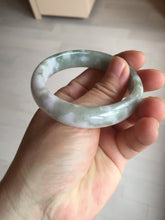 Load image into Gallery viewer, 50mm certified 100% natural Type A light watermelon rind green/yellow/purple jadeite jade bangle BN33-4499