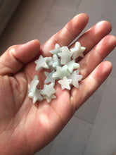 Load image into Gallery viewer, Type A 100% Natural light green/white jadeite Jade star Pendant necklace group F135 Add on item