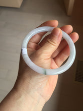 Load image into Gallery viewer, 60.5mm certified Type A 100% Natural light green light purple round cut Jadeite Jade bangle PH219-3209