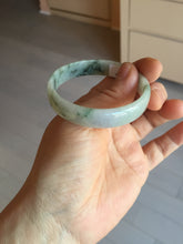Load image into Gallery viewer, 50.5mm certified 100% natural Type A light green/gray/purple jadeite jade bangle PD201-2387