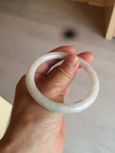 Load image into Gallery viewer, 55mm certified Type A 100% Natural sunny green/white/brown Jadeite Jade bangle BF25-1470