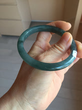 Load image into Gallery viewer, 58.8mm Certified Type A 100% Natural dark green/blue/gray/black Guatemala Jadeite bangle PD217-2323