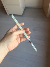 Load image into Gallery viewer, 20cm 100% Natural black light yellow Xiu Jade (Serpentine) Hairpin AW55