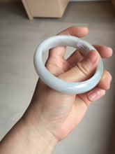 Load image into Gallery viewer, 57.7mm Certified 100% natural Type A dark green white gray purple brown jadeite jade bangle AD119-3012