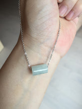 Load image into Gallery viewer, Type A 100% Natural white light green Jadeite Jade LuluTong (Every road is smooth) bead pendant group BP90 Add-on item