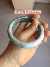 Load image into Gallery viewer, 53-59mm certified Type A 100% Natural dark green/white/black Jadeite Jade bangle group with defects GL51