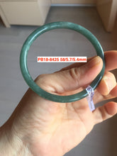 Load image into Gallery viewer, Sale! 56-62mm Certified type A 100% Natural dark green/blue/black/gray slim round cut Guatemala Jadeite bangle(different size with defects) group GL31