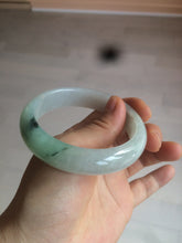 Load image into Gallery viewer, 55.6mm Certified type A 100% Natural icy watery light green Jadeite bangle AY24-1699